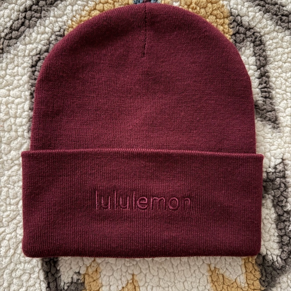 lululemon athletica Burgundy Beanie